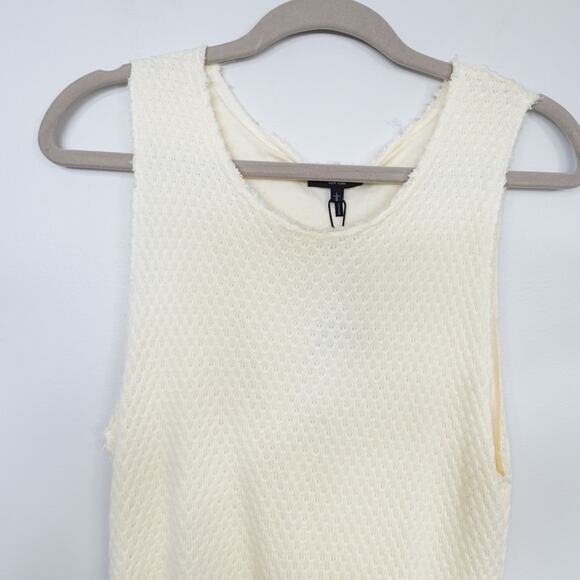 Rag & Bone Carine Texture Knit Maxi Dress Large Ivory - Picture 6 of 11